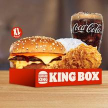 DLV King Box Mozzarella Cheeseburger XL
